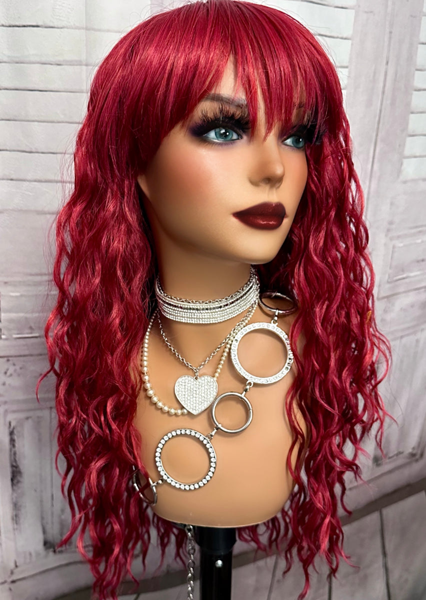"Abigail Cherry"💕Bangs Sophies Gigi Wig Boutique