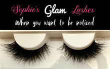 Load image into Gallery viewer, "Sophies Glam lash" Mink lashes ~Full & cat eye