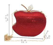 Load image into Gallery viewer, &quot;Apple Rhinestone bag&quot;🍎
