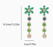 Load image into Gallery viewer, &quot;Crystal drop earrings&quot;❤️
