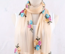 Load image into Gallery viewer, &quot;Embroidered Shawl&quot;🌷💐
