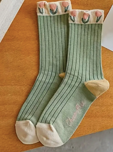 "Detailed feminine socks"💕🧦 4 pk