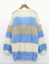 Load image into Gallery viewer, &quot;Color block loose sweater&quot;❤️
