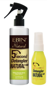 5 SECOND NATURAL DETANGLE for your own hair